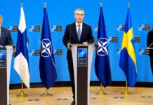 NATO Secretary General with the Ministers of Foreign Affairs of Finland and Sweden, 24 JAN 2022