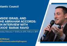 Inside Israel and the Abraham Accords: An Interview with Axios’ Barak Ravid, 2 February 2022