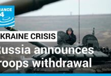 Russia Announces Withdrawal of 10,000 Troops after Drills near Ukraine, 26 December 2021