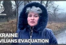 Russian-Backed Separatists Evacuate Residents from East Ukraine, 19 February 2022