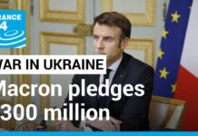 Macron Pledges €300 Million for Humanitarian and Military Aid to Ukraine, 25 February 2022