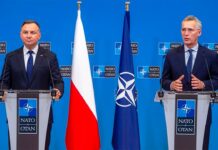 NATO Secretary General with the President of Poland Andrzej Duda, 7 February 2022