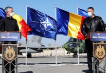 NATO Secretary General with the President of Romania Klaus Iohannis, 11 February 2022