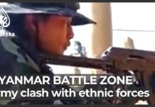 Clashes between Myanmar Military and Ethnic Fighters Continue, 29 December 2021