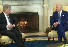 President Biden Participates in a Bilateral Meeting with the President of Finland, Sauli Niinistö, 4 March 2022