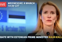 European Parliament: Debate with Estonian Prime Minister Kaja Kallas, 9 March 2022