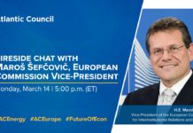Chat with Maroš Šefčovič, European Commission Vice-President, 14 March 2022