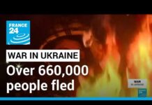 UN Says over 660,000 People Fled to Neighboring Countries, 1 March 2022