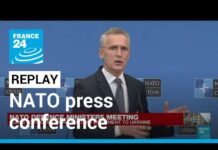 Stoltenberg Gives Press Conference after NATO Meeting, 16 March 2022