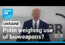 Biden Says Putin Is Weighing Use of Chemical Weapons in Ukraine, 22 March 2022