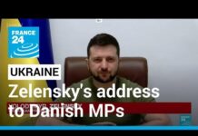 Ukraine’s Zelensky Addresses the Danish Parliament, 29 March 2022