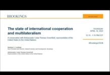 A Conversation with Amb. Linda Thomas-Greenfield, Representative of the US to the United Nations, 14 April 2022
