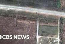 Satellite Images Reveal Suspected Mass Graves Outside of Ukrainian Port of Mariupol, 22 April 2022