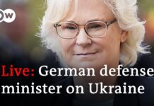 German Defense Minister Christine Lambrecht Presser, 26 April 2022