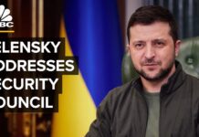 Ukraine President Zelensky Addresses United Nations Security Council — 5 April 2022