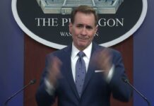 Pentagon Press Secretary John Kirby Holds News Briefing, 6 April 2022