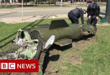 Cluster Bomb Evidence Found in Ukraine Railway Attack, 13 April 2022