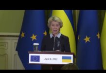 Press Conference in Ukraine by President von der Leyen, HRVP Borrell and President Zelensky, 8 April 2022