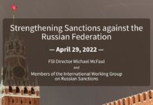 Strengthening Sanctions Against the Russian Federation, 29 April 2022