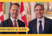 Secretary Blinken Meets with Danish Foreign Minister, Jeppe Kofod, 3 June 2022