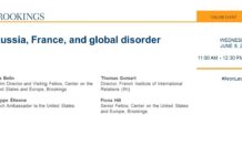 Russia, France, and Global Disorder, 8 June 2022