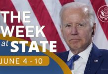 The Week at State • A Review of the Week’s Events at the State Department, June 4 -10, 2022