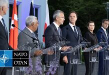 NATO Secretary General with Allied Leaders in the Hague (Netherlands), 14 June 2022