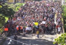 3.000 Migrantes Salen del Sur de México en una Nueva Caravana, 24 Junio 2022