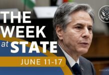 A Review of the Week’s Events at the State Department, June 11-17, 2022