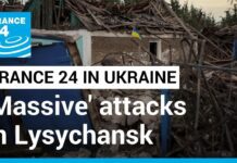 Ukraine’s Lysychansk under ‘Massive’ Russian Bombardment, 22 June 2022