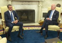 President Biden Holds a Bilateral Meeting with Prime Minister Mitsotakis of the Hellenic Republic, 17 May 2022