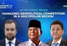 IISS Shangri-La Dialogue 2022: Managing Geopolitical Competition in a Multipolar Region, 11 June 2022