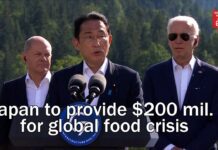 Japan to Provide $200 mil for Global Food Crisis, 28 June 2022