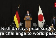 Kishida Says Price Surges Are Challenge to World Peace, 29 June 2022