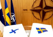 NATO Secretary General Meeting with Ambassadors of Finland and Sweden to NATO, 18 May 2022