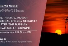 Oil, the State, and War: Global Energy Security after the Russian Invasion of Ukraine, 1 June 2022