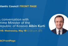 A Conversation with the Prime Minister of the Republic of Kosovo Albin Kurti, 19 May 2022