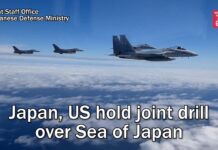 Japan, US Hold Joint Drill over Sea of Japan, 8 June 2022
