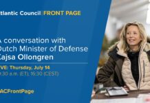 A Conversation with Dutch Minister of Defense Kajsa Ollongren, 14 July 2022
