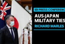 Australian Defence Minister Gives Joint Statement with Japanese Counterpart, 15 June 2022