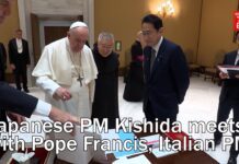 Japanese PM Kishida Meets with Pope Francis, Italian PM, 5 May 2022