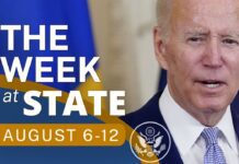 The Week at State • A Review of the Week’s Events at the State Department, August 6-12, 2022