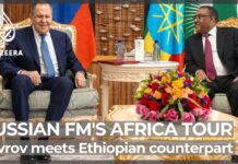 Lavrov Denigrates West’s Stance towards Africa on Ethiopia Visit, 28 July 2022