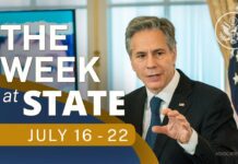 The Week at State • A Review of the Week’s Events at the State Department, July 16-22, 2022