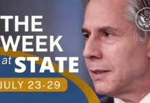 The Week at State • A Review of the Week’s Events at the State Department, July 23-29, 2022