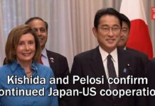 Kishida and Pelosi Confirm Continued Japan-US Cooperation, 5 August 2022