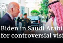 Joe Biden Meets Mohammed bin Salman in Saudi Arabia, 15 July 2022