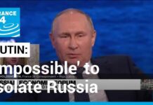Putin Says ‘Impossible’ to Isolate Russia, Vowing to Cut Gas and Oil Supplies, 7 September 2022
