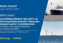 Report Launch: Bolstering Energy Security in Northeastern Europe, with President Gitanas Nausėda, 21 September 2022