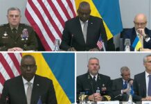 U.S. Defense Secretary Lloyd Austin Makes Opening Remarks at NATO Meeting, 12 October 2022